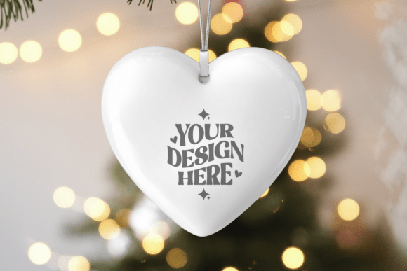 Download Christmas Love Ornaments Mockup - Love ornaments Collection