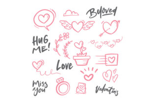 Download Hand Draw Love Ornaments - Love ornaments Collection