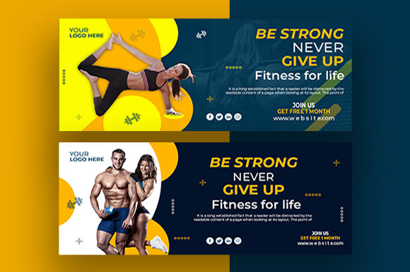 Download Fitness Facebook Cover Template or Gym - Facebook cover template Collection