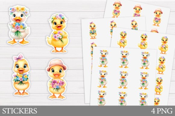 Download Spring Duck Sticker. Spring Sticker - Spring duck sticker Collection