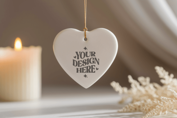 Download Christmas Love Ornaments Mockup - Love ornaments Collection