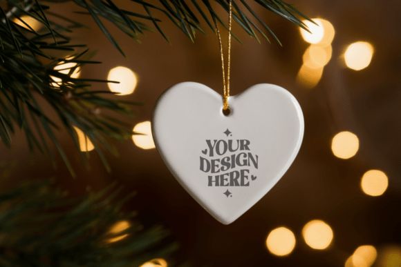 Download Christmas Love Ornaments Mockup - Love ornaments Collection